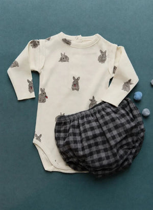Studio Bohème - Lala Rabbits Organische Baumwollbody | Ecru