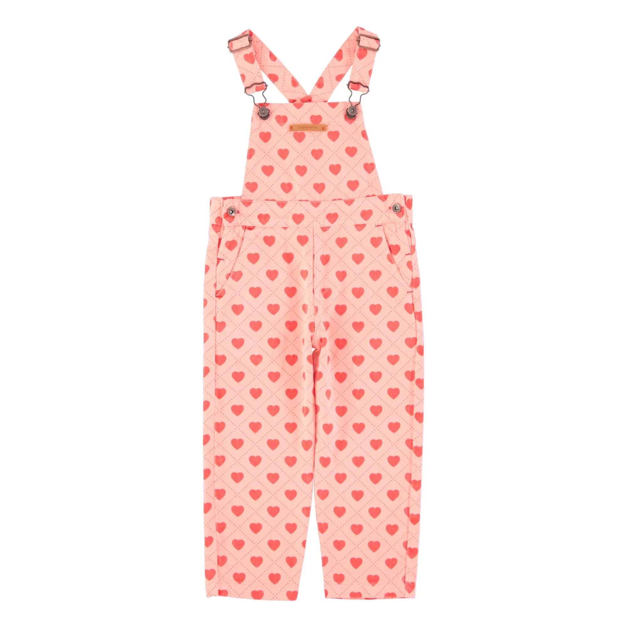 Piupiuchick - Twill Kalp Salopet | Pembe