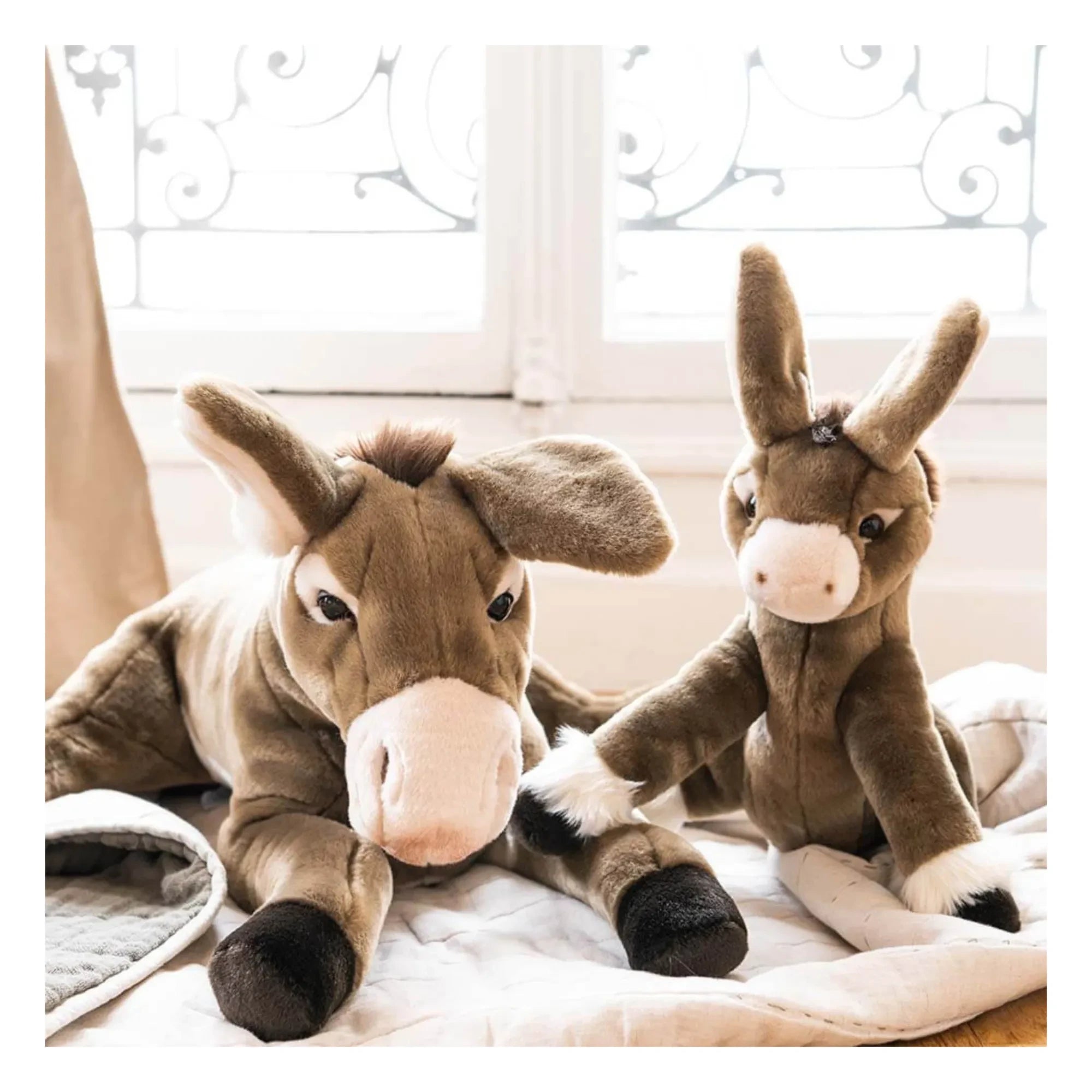 La Pelucherie – Plüschtier Esel Gaston | Grau