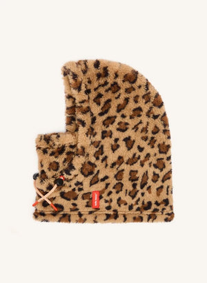 Hallo Hossy - Warmer Leoparden-Balaklava | Beige
