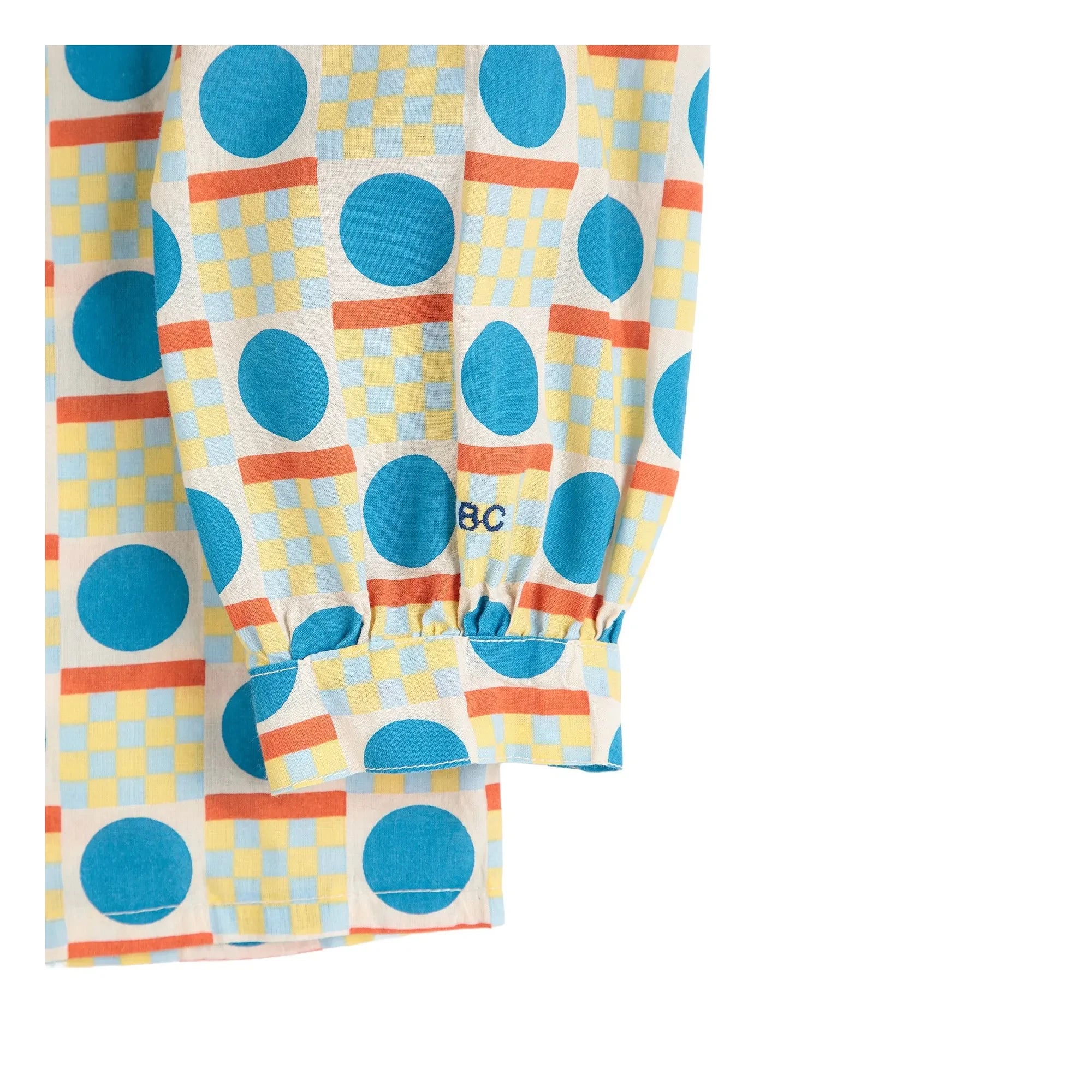 Bobo Choses - Bluse aus Bio-Baumwolle mit geometrischem Muster | Ecru