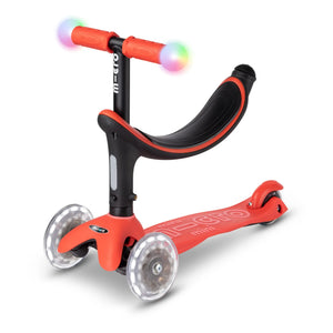 Micro - Mini 3-in-1 LED Scooter | Rot