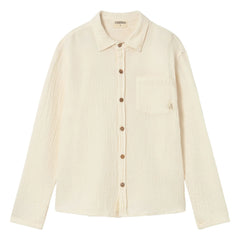 Cozmo - Peter Cotton Musselin-Hemd | Ivory