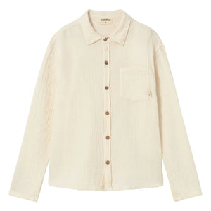 Cozmo - Peter Cotton Musselin-Hemd | Ivory