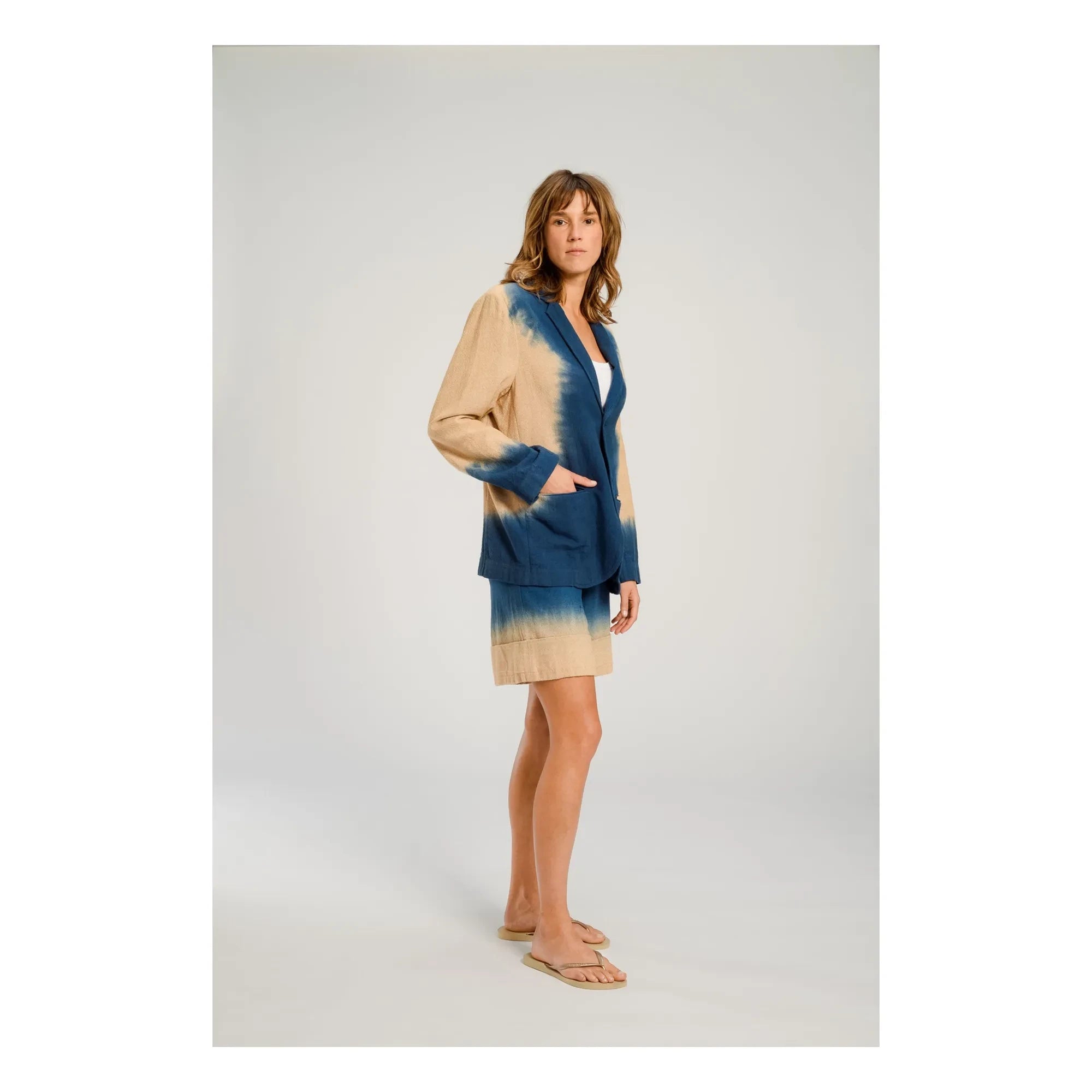 Virginie de Vinster - Blazer Tye and Die Oga | Blau