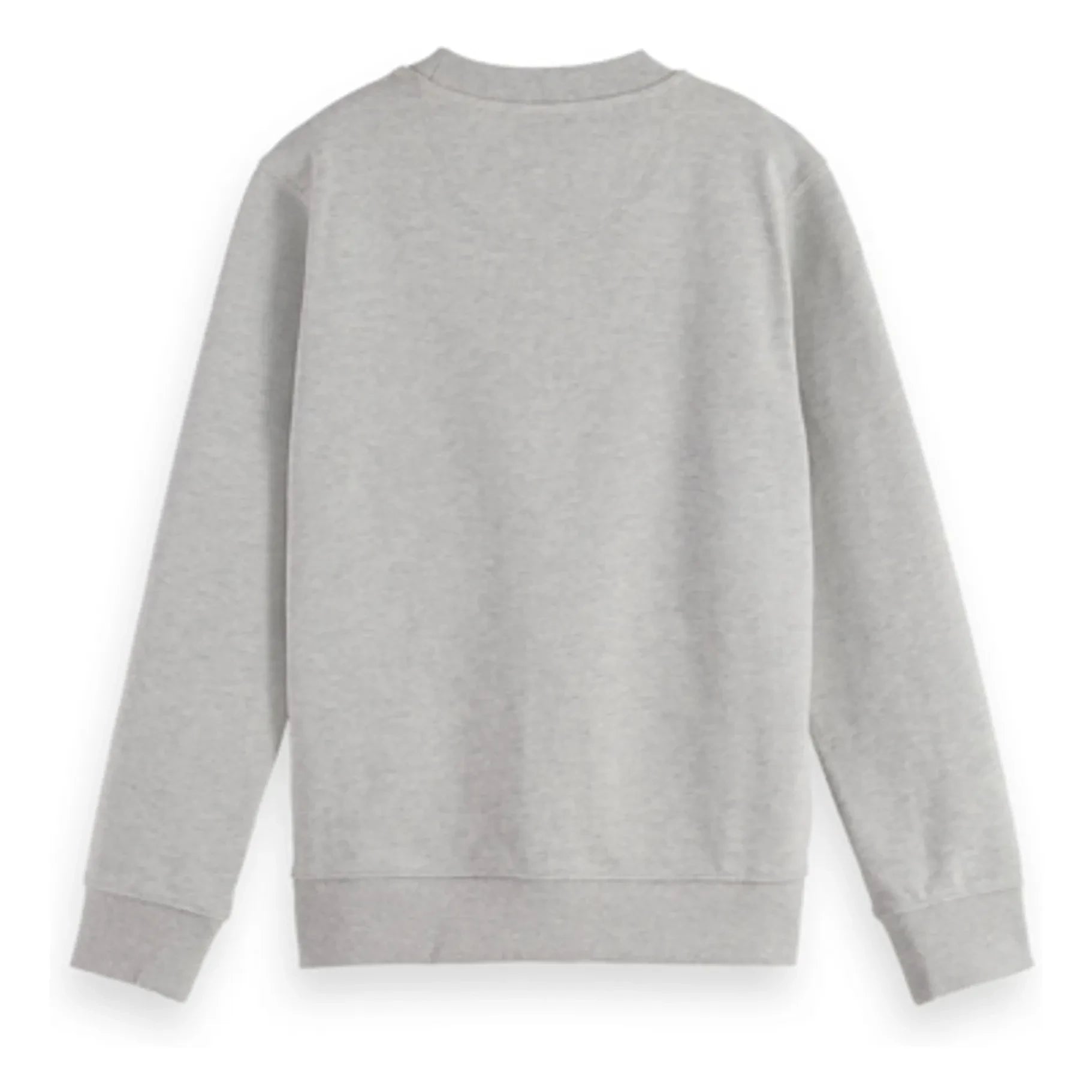 Scotch & Soda - Sweatshirt mit Logo-Patch | Grau meliert