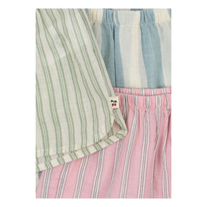 Konges Sløjd - 3er-Set Asli Bio-Baumwollshorts mit Streifen | Rosa