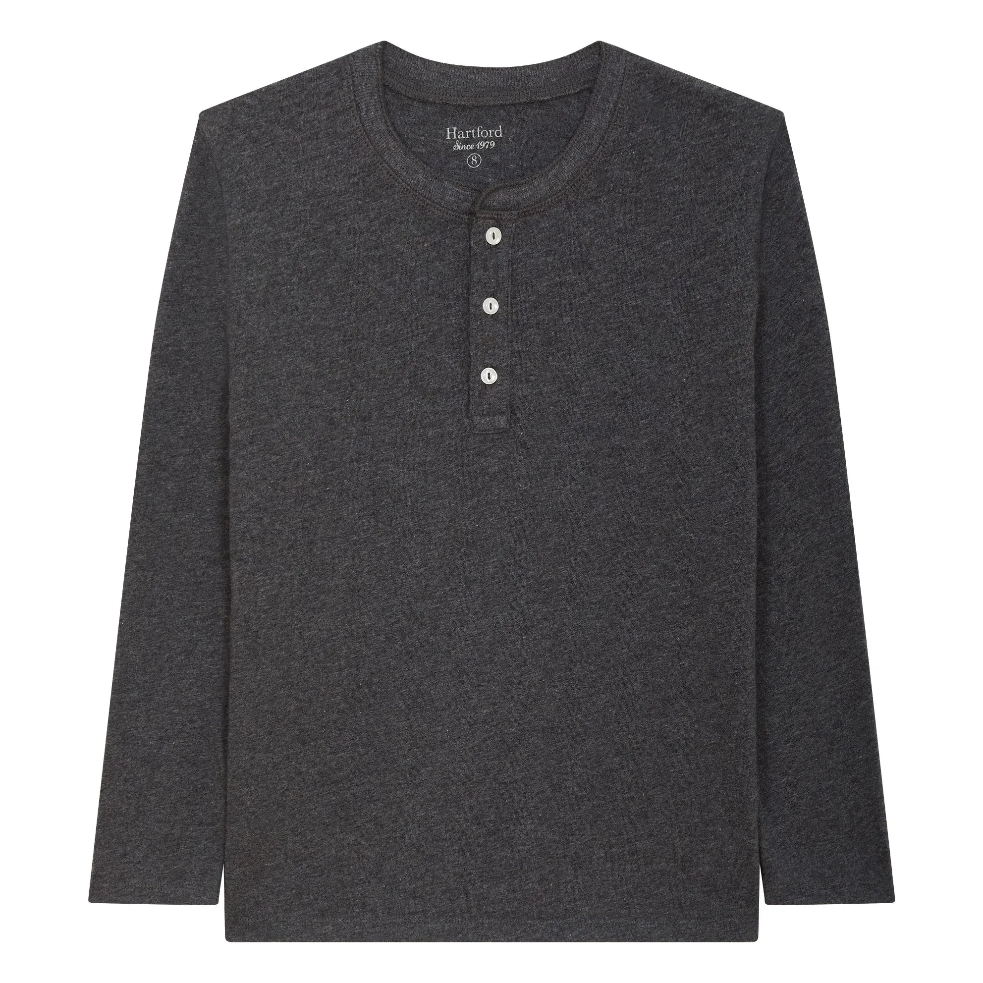 Hartford - Henley Shirt | Dunkelgrau