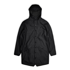 Rains – Unisex Langer wasserdichter Waxcoat | Schwarz