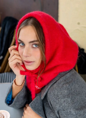 K'puche - Kim Alpaka Kapuzenpullover | Rot