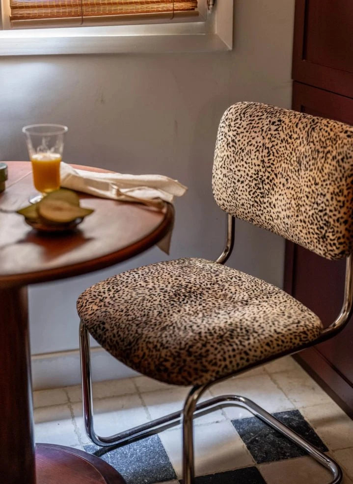 The Socialite Family - Classica Stuhl, Roseanna x The Socialite Family Leopardenmuster Jacquard Samt | Leopard