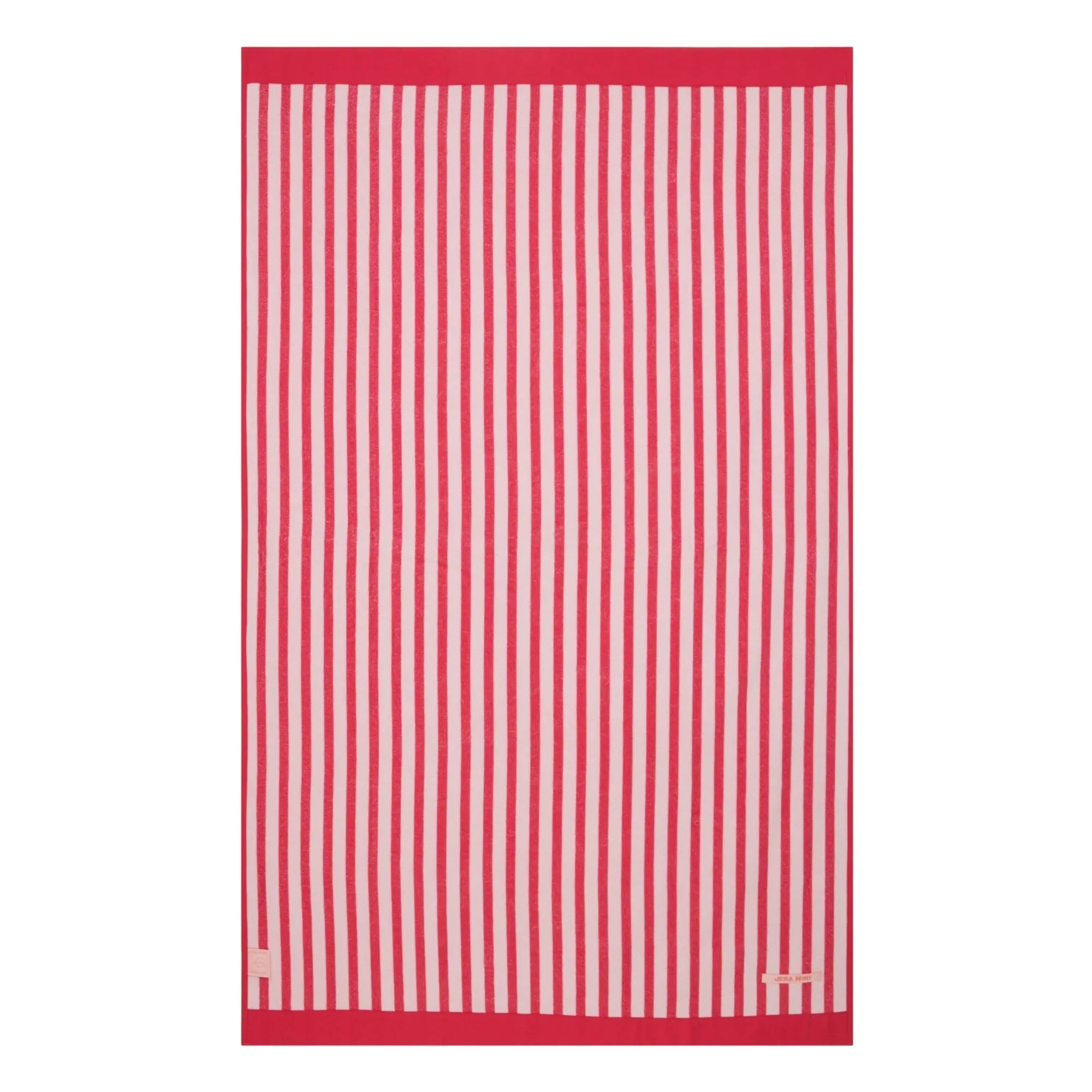 Jera Mini - Gestreiftes Strandtuch | Rosa
