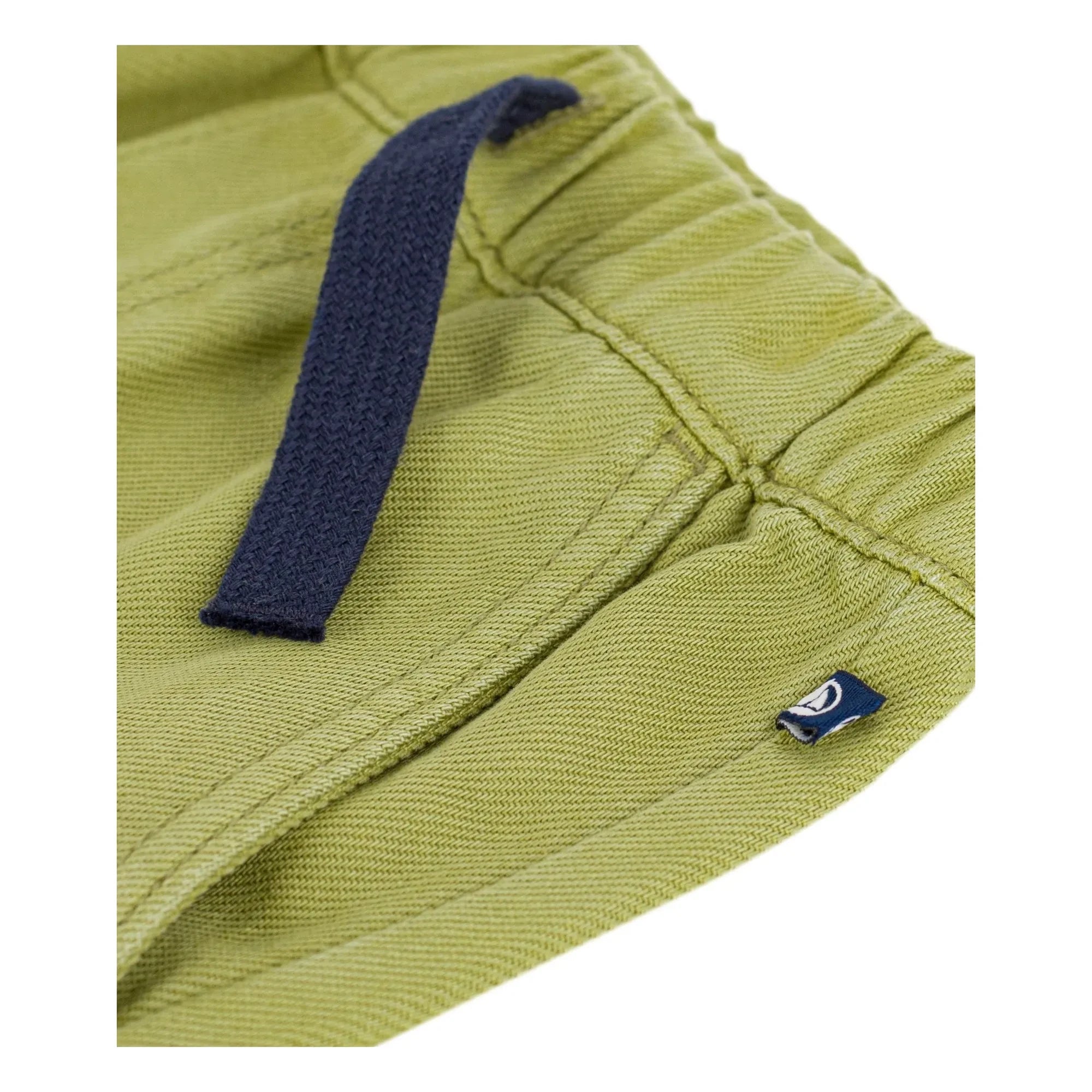 Petit Bateau – Gerade geschnittene Twill-Hose | Khaki