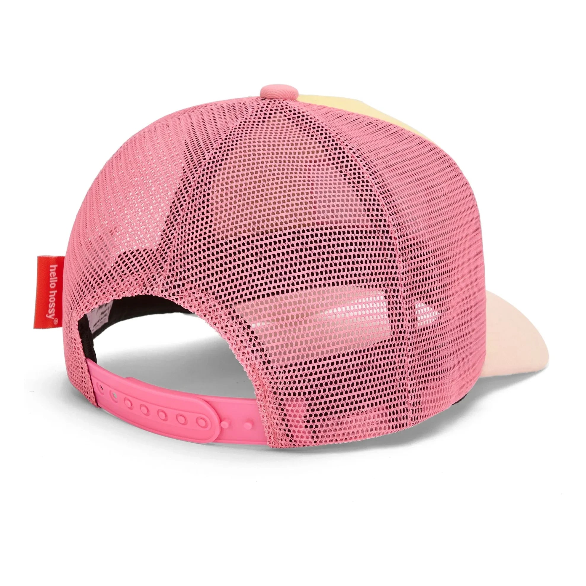 Hello Hossy - Trucker Cap mit gebogenem Schirm | Blassgelb