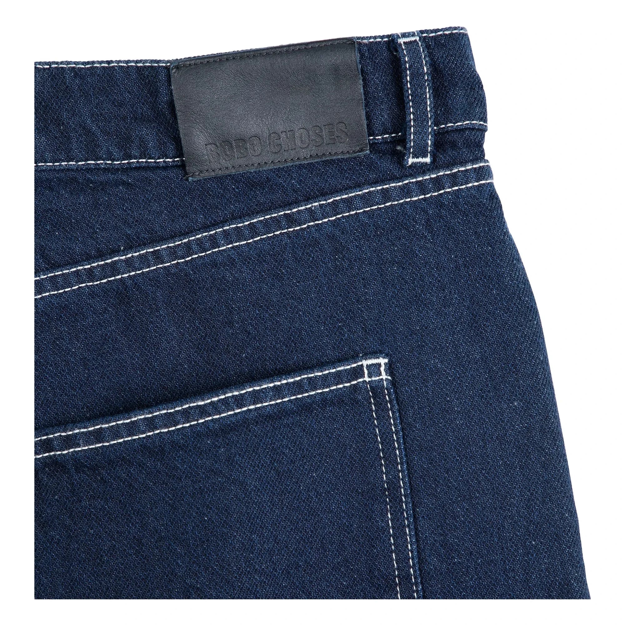 Bobo Choses - Denim Bio-Baumwoll-Bermuda-Shorts | Blau