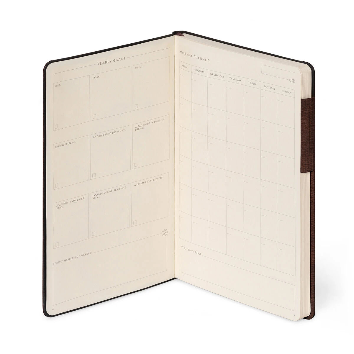 Legami - Notizbuch mit Blanko-Seiten und Softcover - Carpe Diem - Mein Notizbuch