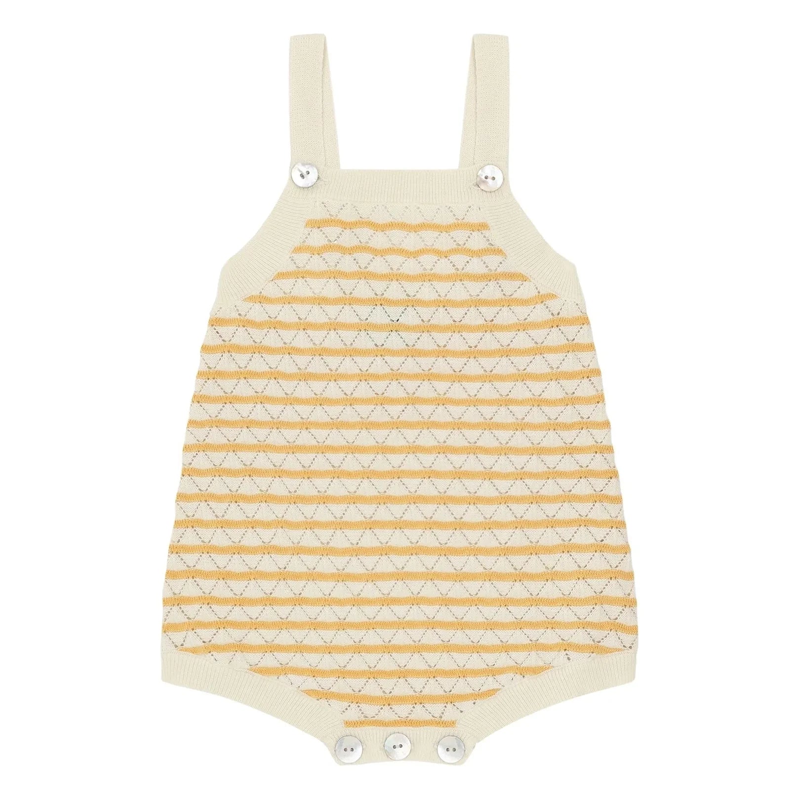 FUB - Bio-Baumwoll-Feinstrick Pointelle Tote Bag | Gelb