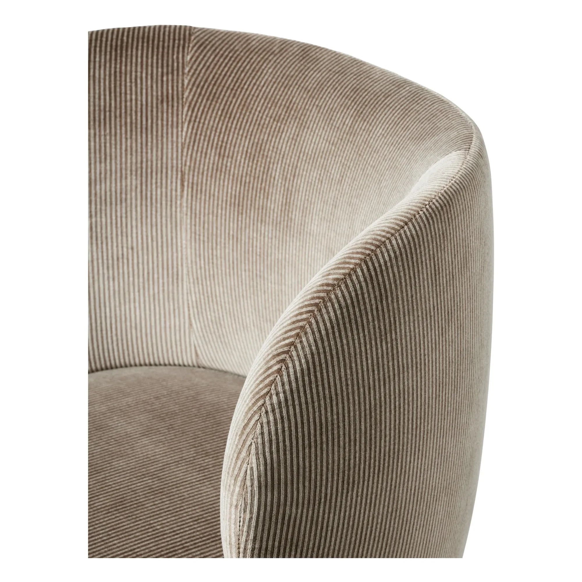 Ferm Living - Rico Samt-Bürostuhl | Grau