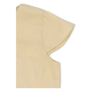 Konges Sløjd - Kleid mit offenem Rücken Hearly Bio-Baumwolle | Beige