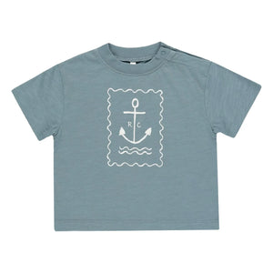 Rylee + Cru - Anchor T-Shirt | Blau