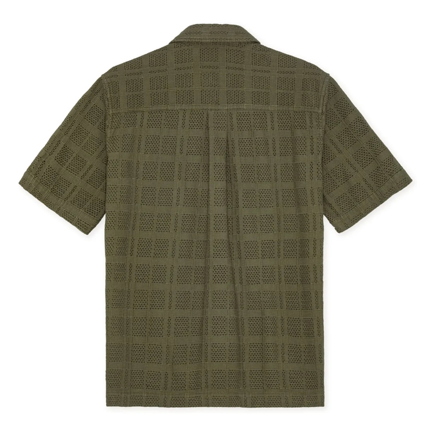 Les Deux - Charlie Baumwoll-Kurzarmhemd | Khaki