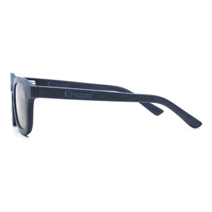 Cream - Eckige Sonnenbrille | Marineblau
