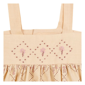 birinit - Castelflorite bestickter Overall | Honig