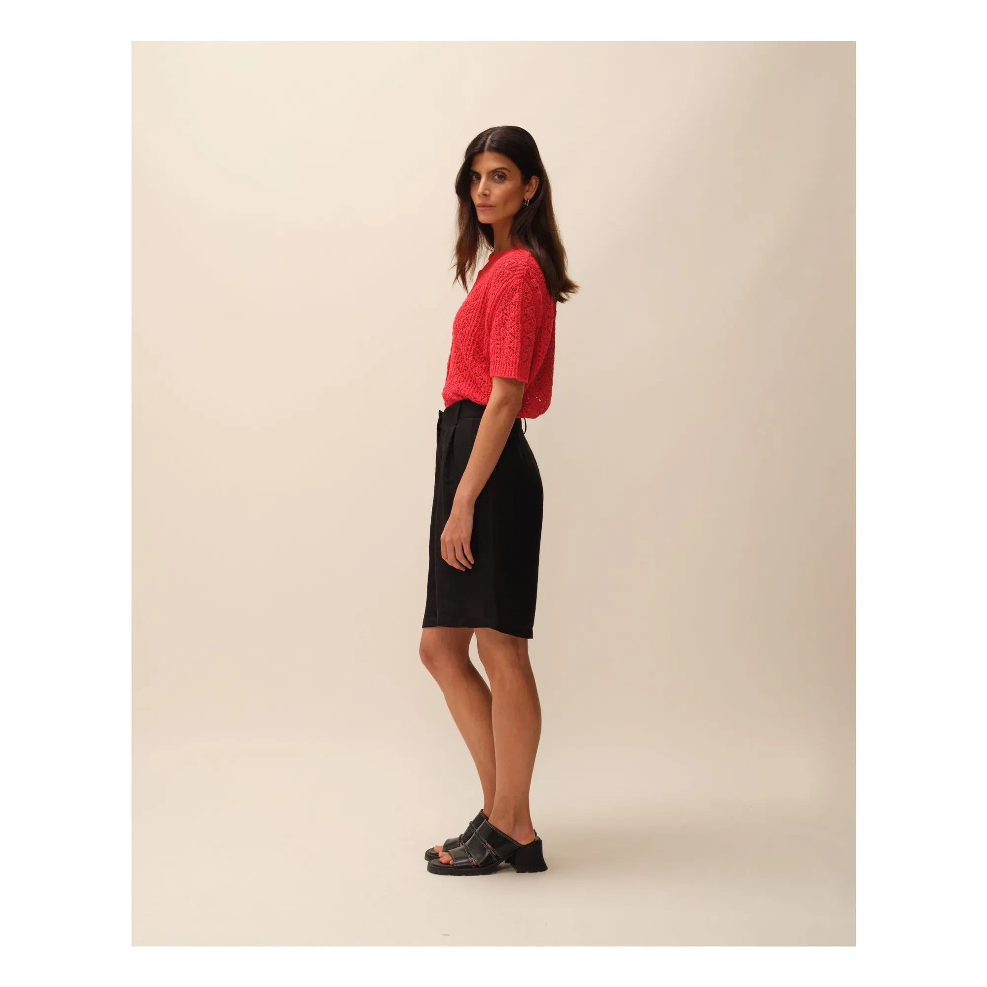 Nitah - Myriam Bermuda-Shorts | Schwarz