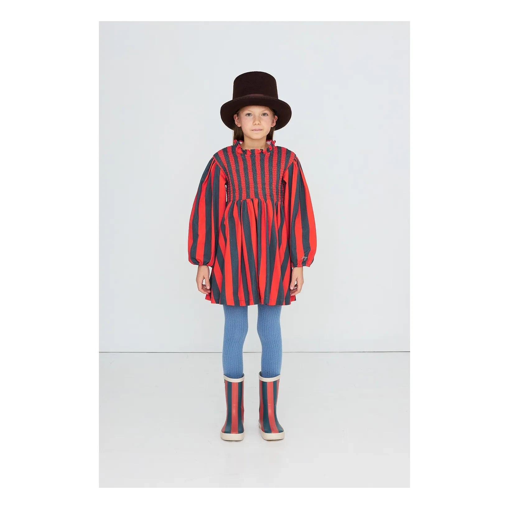 Tinycottons - Gestreiftes Kleid | Rot