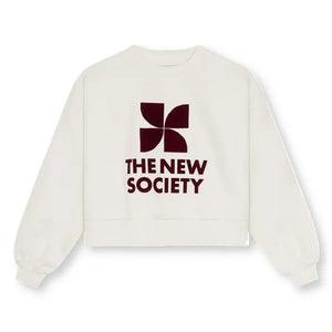 Die neue Gesellschaft – TNS Logolu Sweatshirt | Beyaz