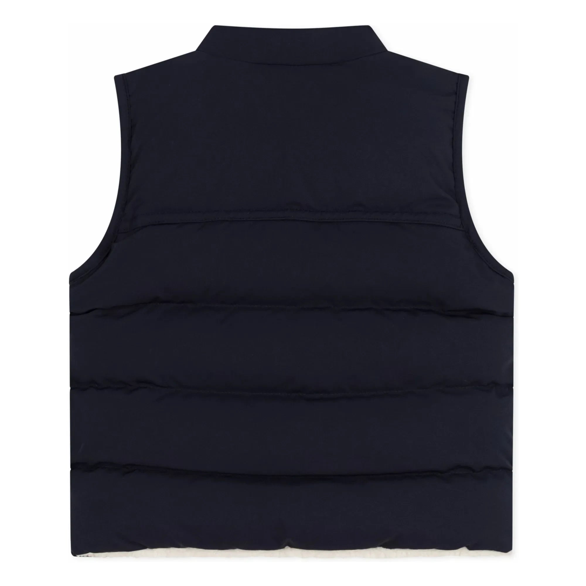 Petit Bateau - Ärmellose Steppweste mit Logo | Marineblau