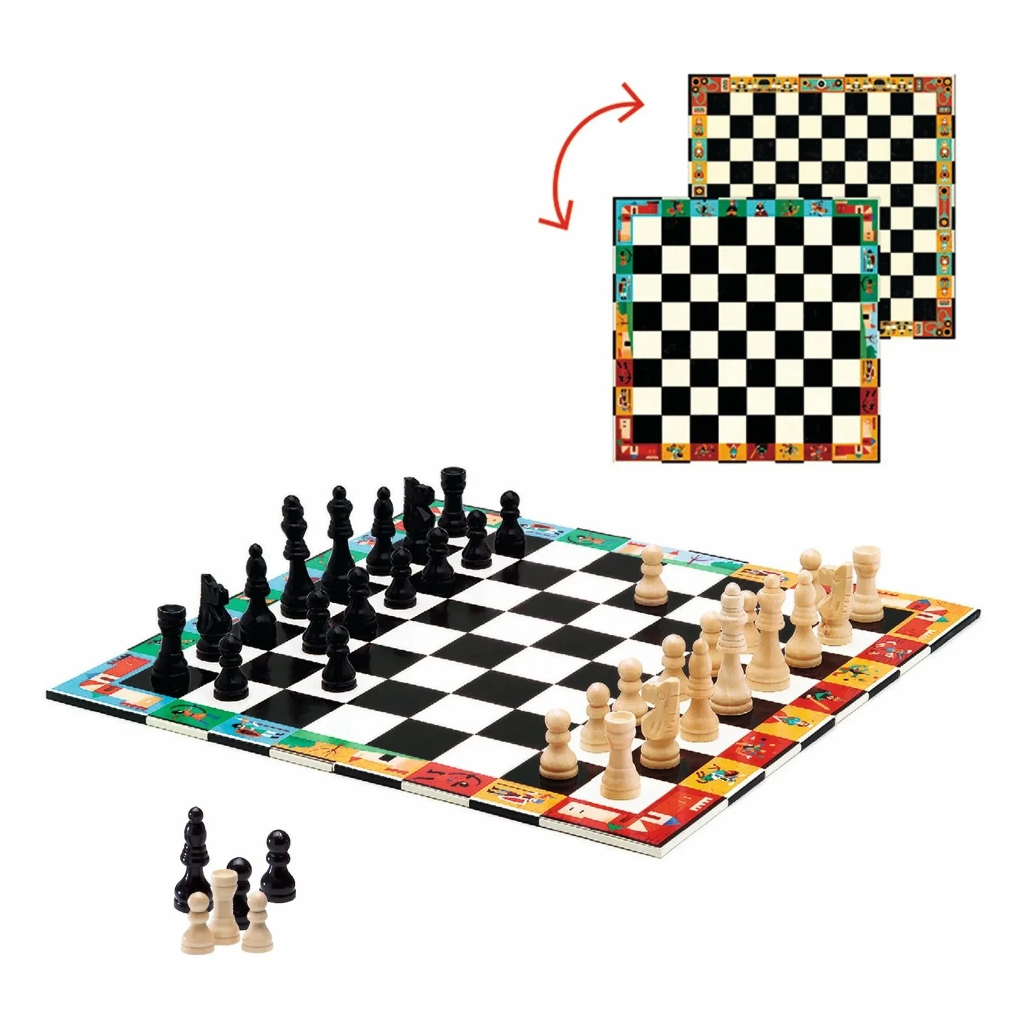 Djeco - Schach und Dame