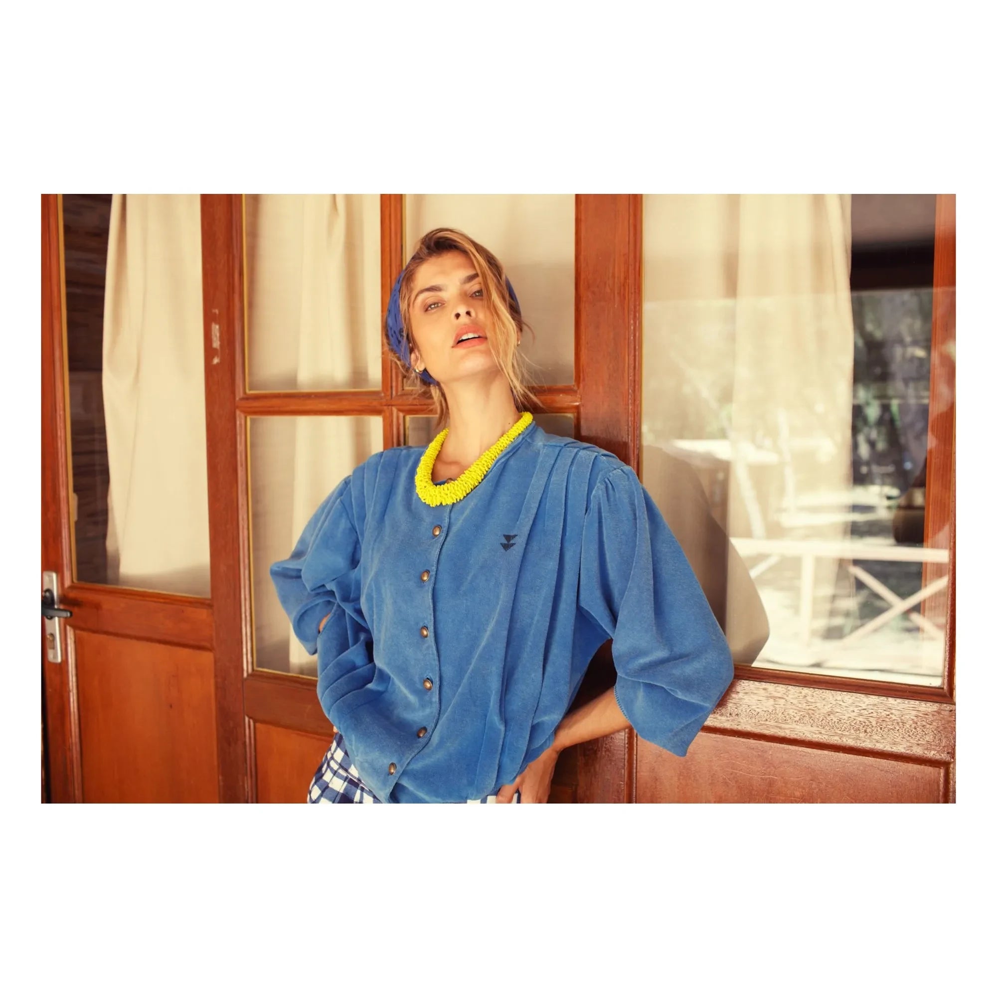 Sisters Department – Adelaide Bio-Baumwoll Cardigan | Blau