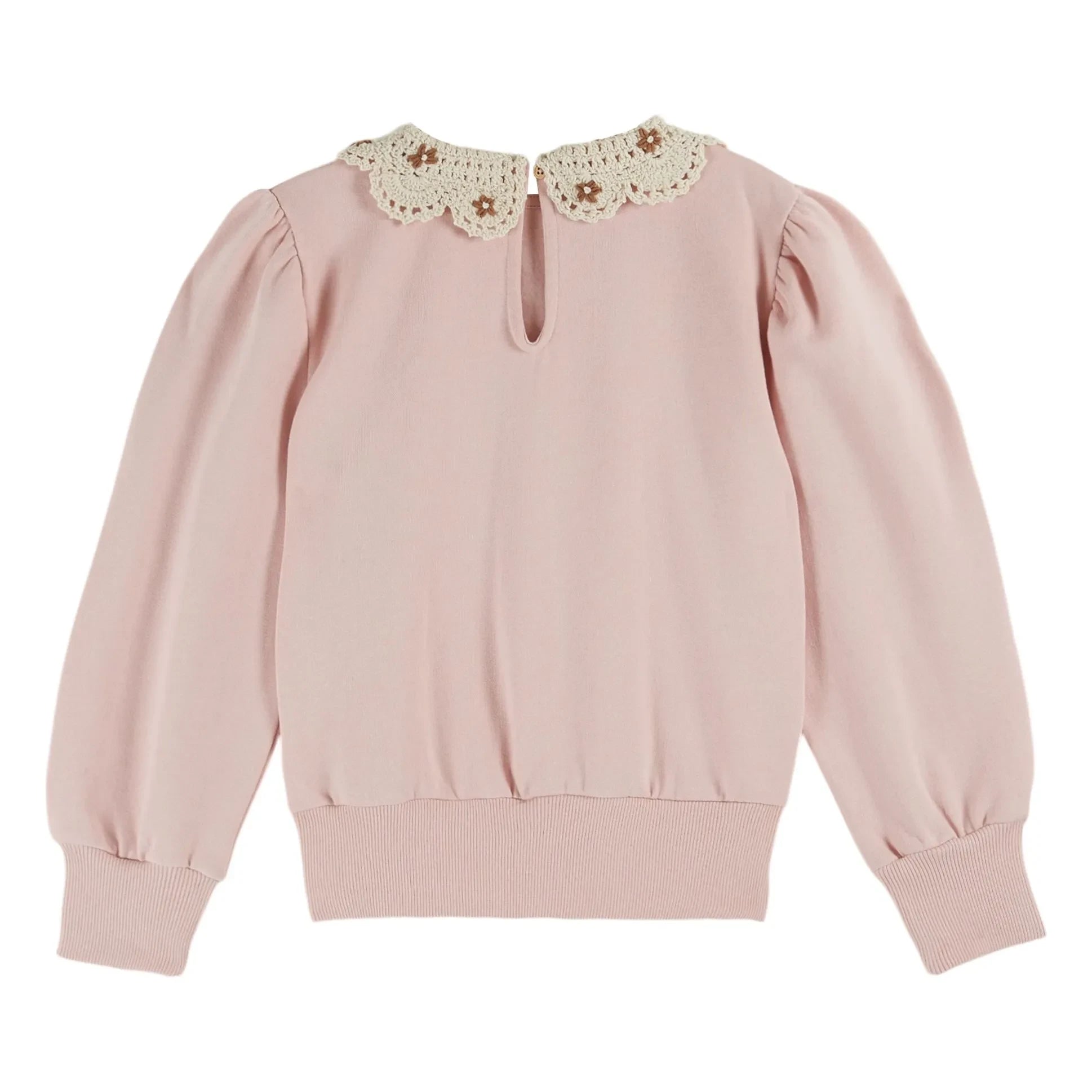Emile et Ida - Claudine Yaka Sweatshirt Bio-Baumwolle | Rosa