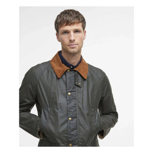 Barbour - Ashby Wax Jacke | Olivgrün