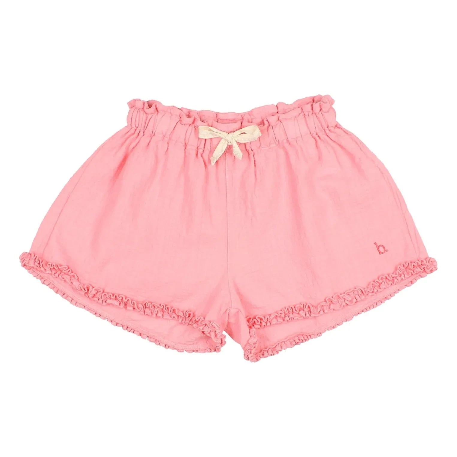 Búho - Rüschenshorts aus Bio-Baumwolle | Rosa