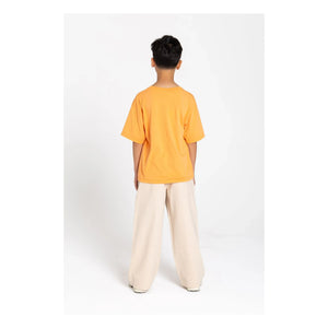 Smallable Kid - Nils T-Shirt aus Bio-Baumwolle | Orange