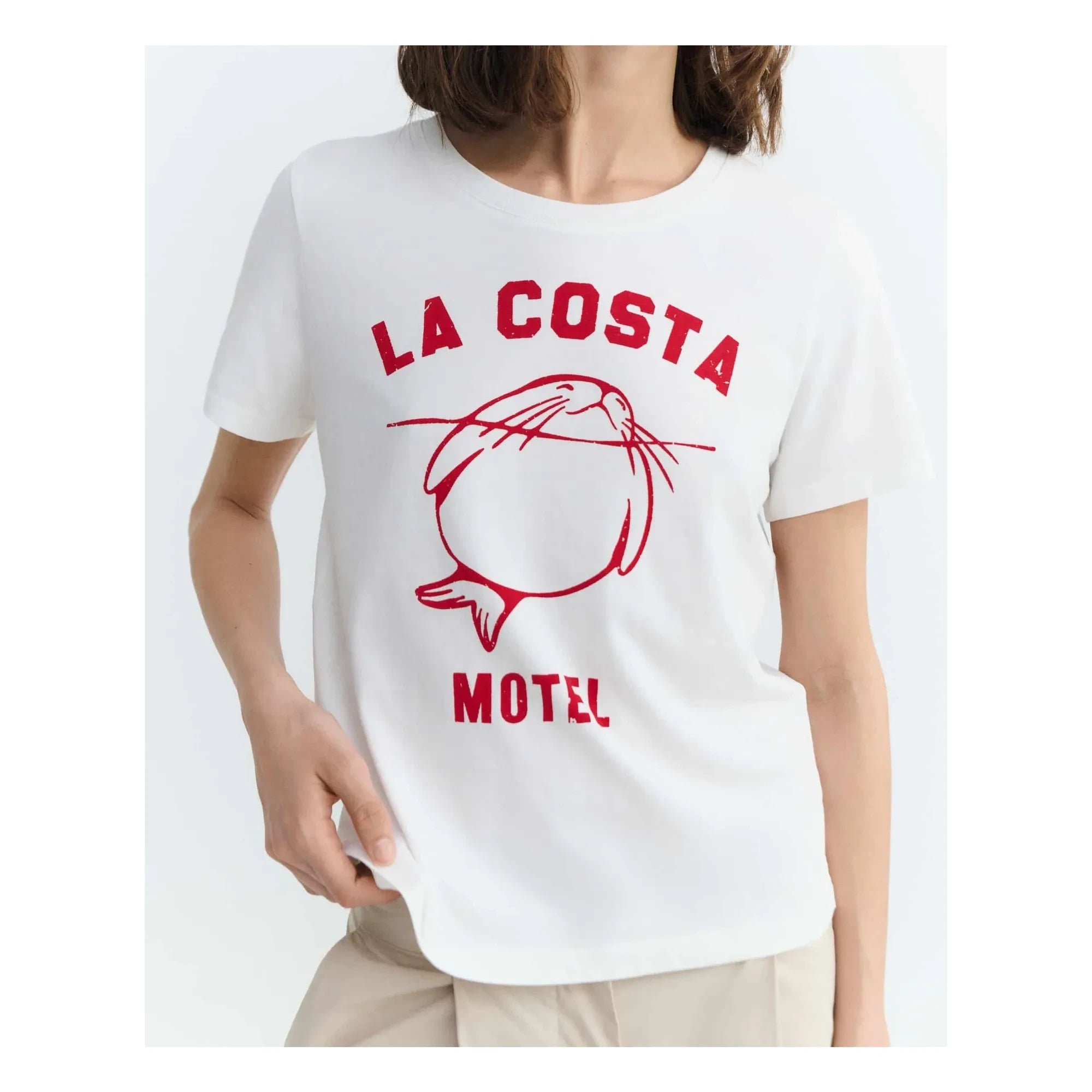 Thinking Mu - Ida T-Shirt aus Bio-Baumwolle | Weiß