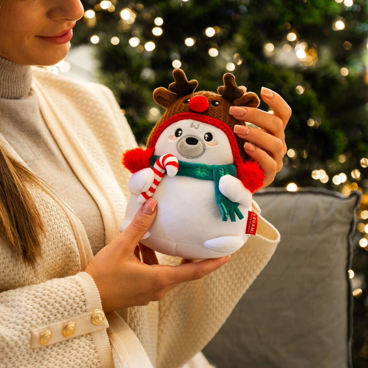 Legami - Polarbär Weihnachts Plüschspielzeug - Mini Superweich!