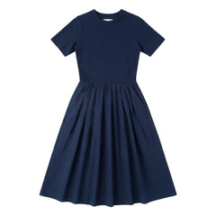 Xirena - Fayth Baumwollkleid | Mitternachtsblau
