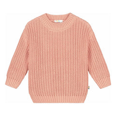 Yuki – Oversize-Pullover aus Bio-Baumwolle | Pfirsich