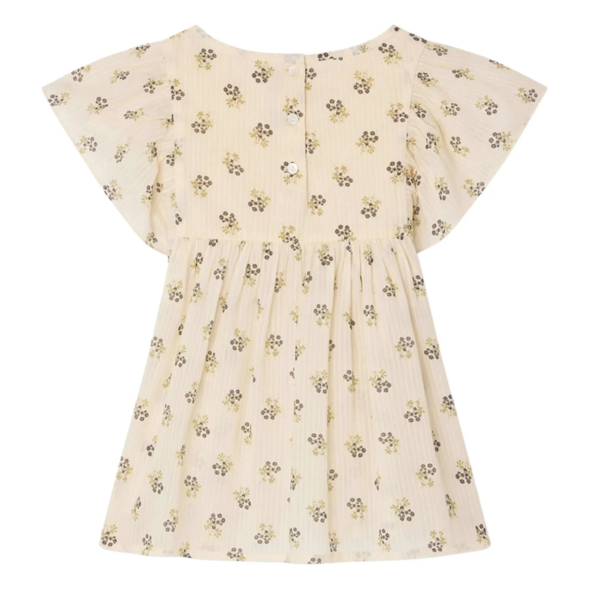 Bonpoint - Christie Fleurie Bluse aus Bio-Baumwolle | Ecru