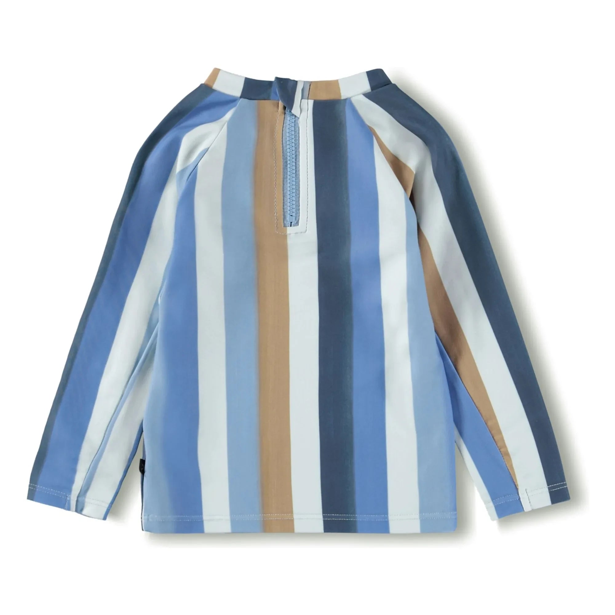Molo - Nemo Gestreiftes UV-Schutz-T-Shirt aus recycelten Fasern | Blau