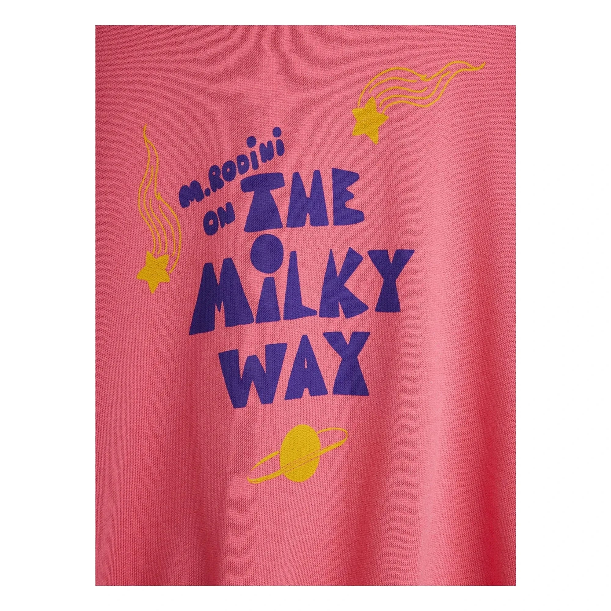 Mini Rodini - The Milky Way Bio-Baumwoll-Sweatshirt | Rosa