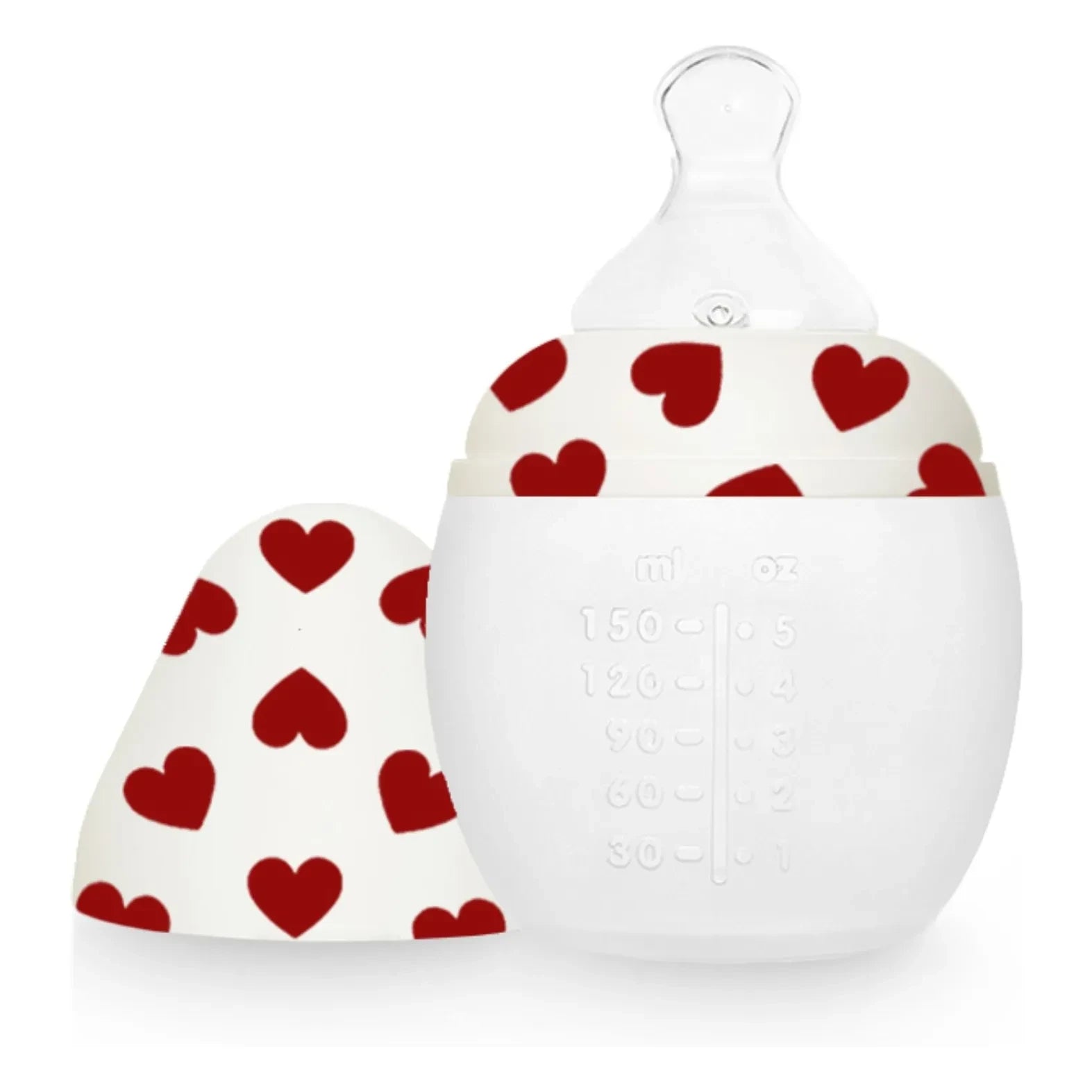 Elhée - Full of Love Medizinisches Silikon-Babyfläschchen und physiologischer Schnuller