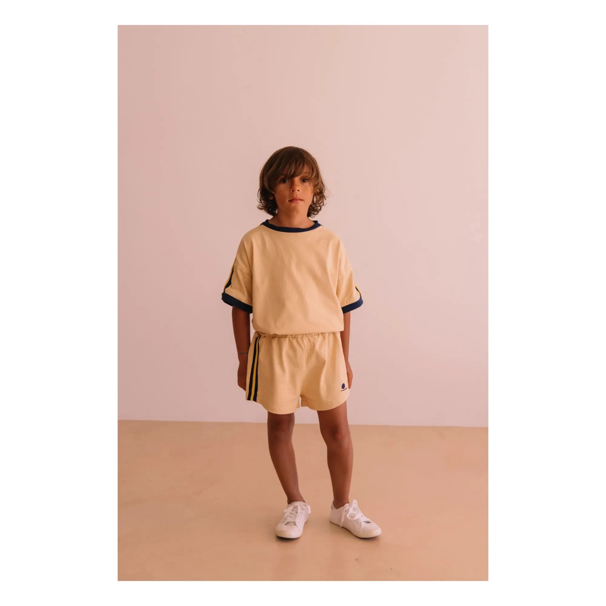 We Are Kids - Taylor Kontrast Bio-Baumwoll T-Shirt | Beige