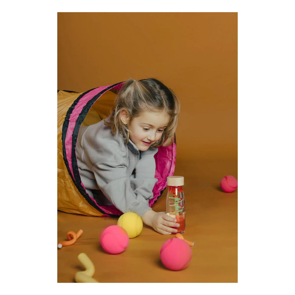 Petit Boum - Spiral Sinnesflasche | Zuckerrosa
