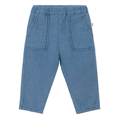Cozmo – Mario Baumwoll-Gaze-Jeans | Blau