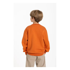 Hundred Pieces - Ryde Spaghetti Organik Pamuk Sweatshirt | Pas Kırmızısı