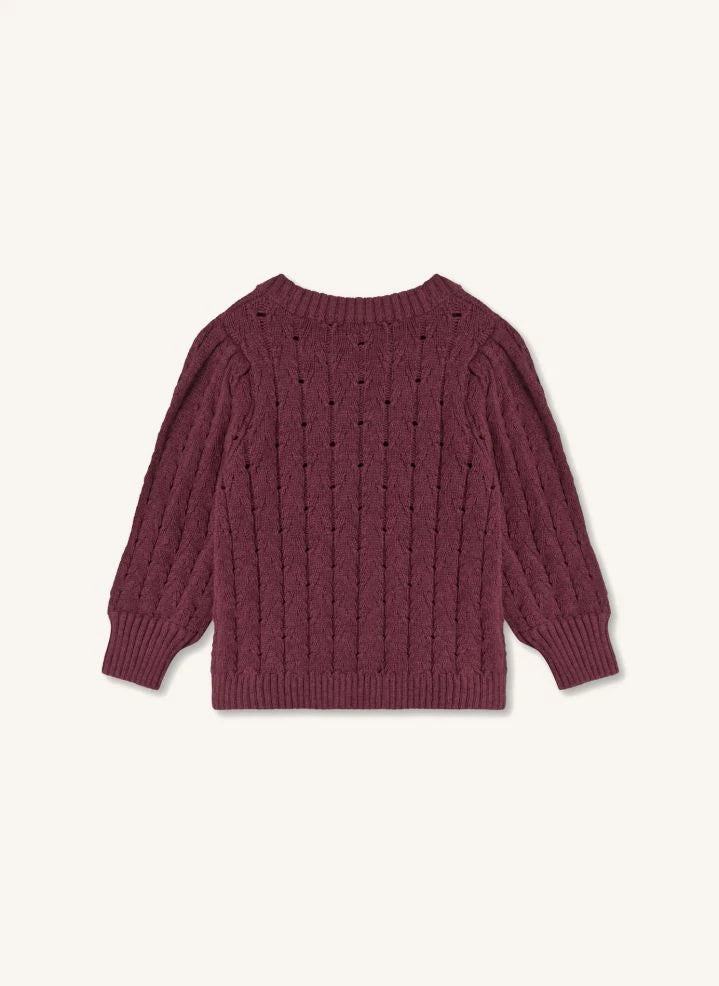 Fliink - Schöner Pullover | Bordeaux